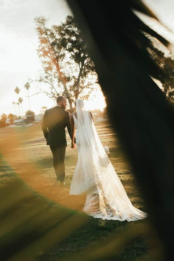 Golden-hour wedding photo 3