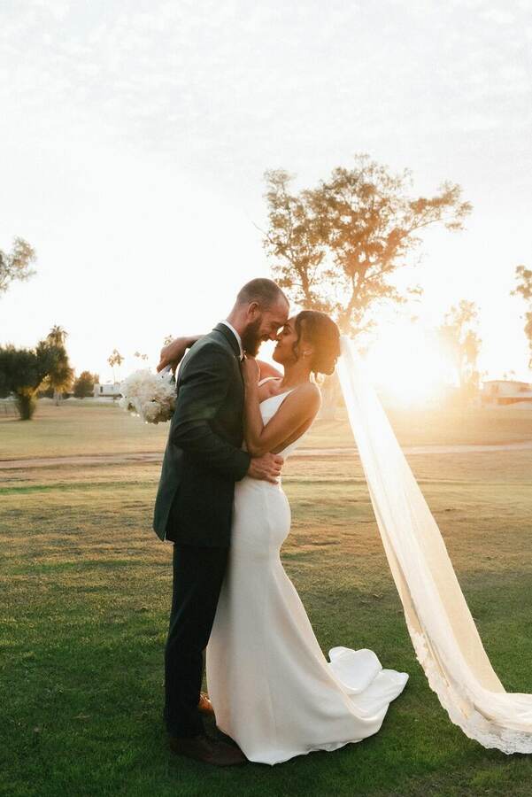 Golden-hour wedding photo 4